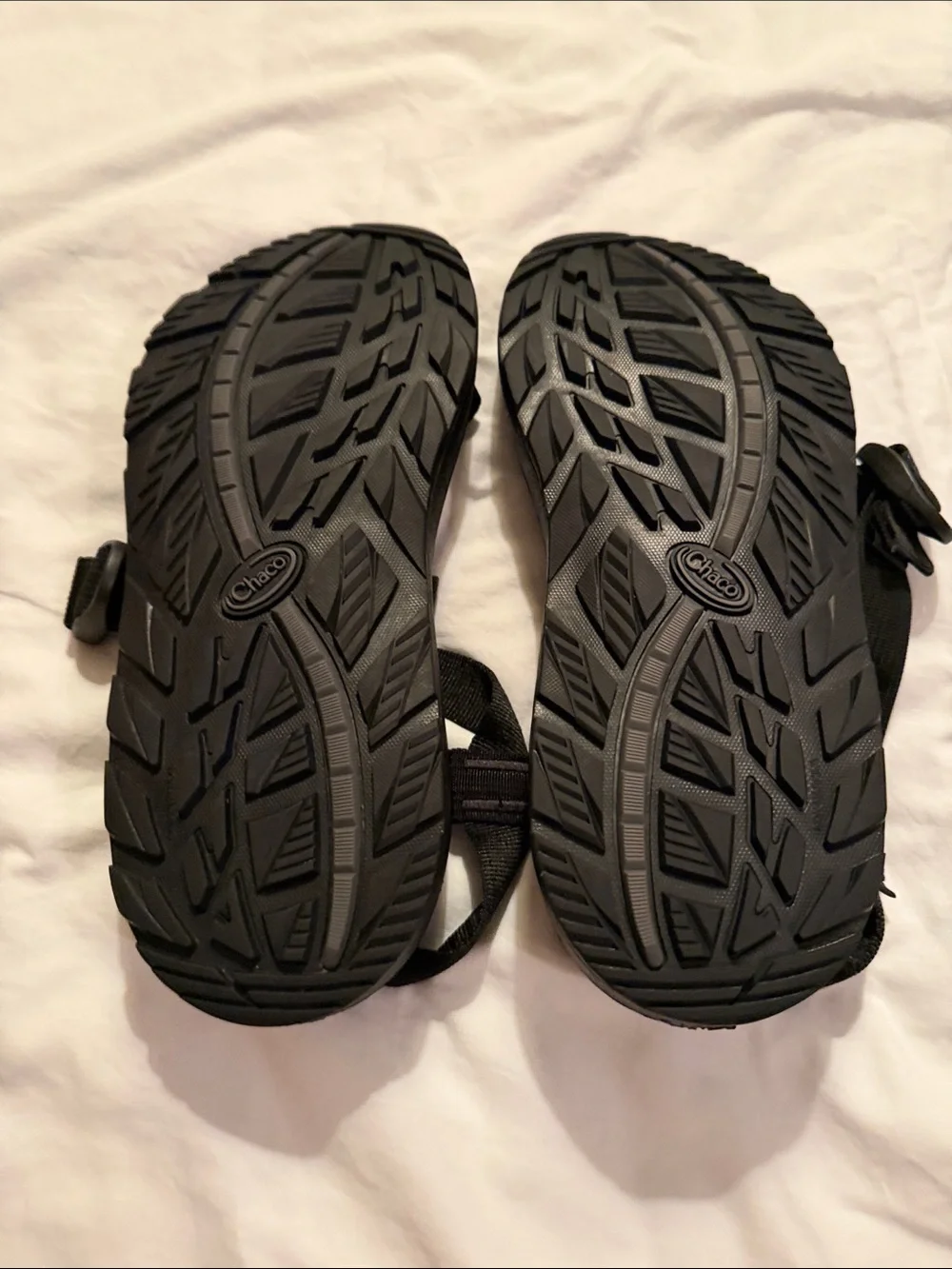 Chaco Black Treaded Outdoor Sandal Sole - Picture 3 of 7